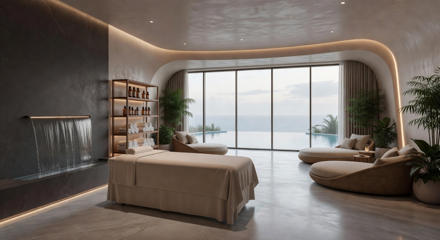 Luxury spa and massage wellness center